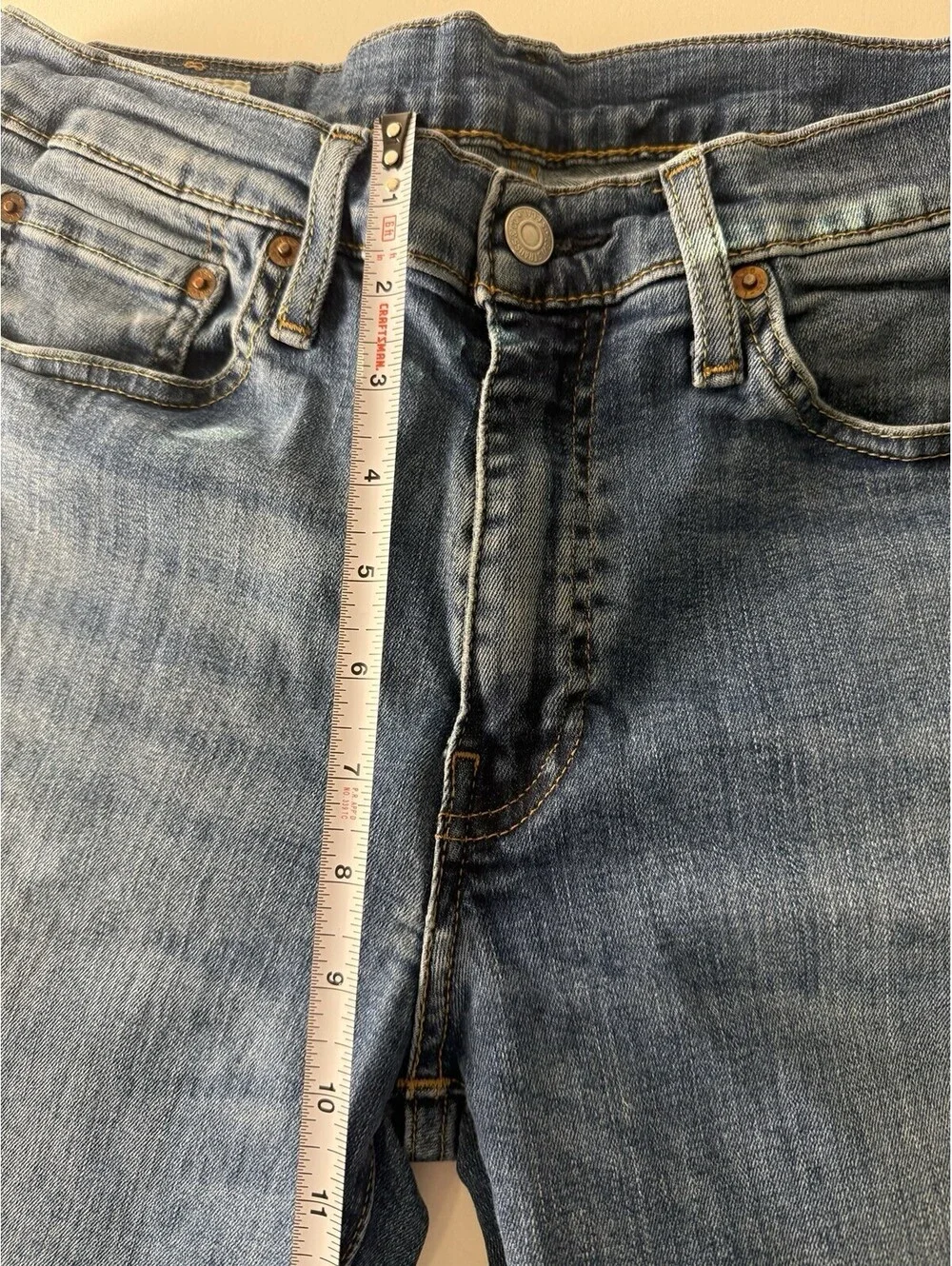Levi's Premium Denim Jeans Men's 514 Size 32X34 Medium Wash Straight
